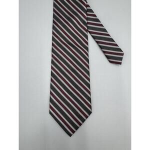 Knightsbridge Multicolored Men’s Striped Necktie Tie Polyester 57” Total Length